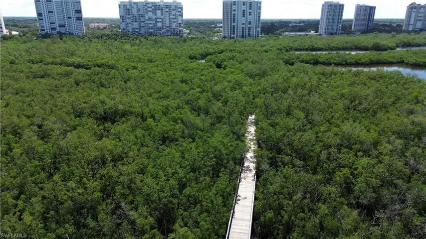 View of urban area with a large body of water