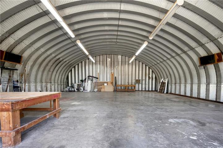Interior of large workshop.