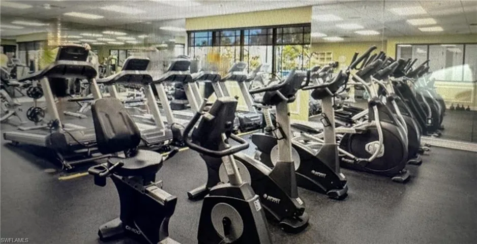 View of workout area