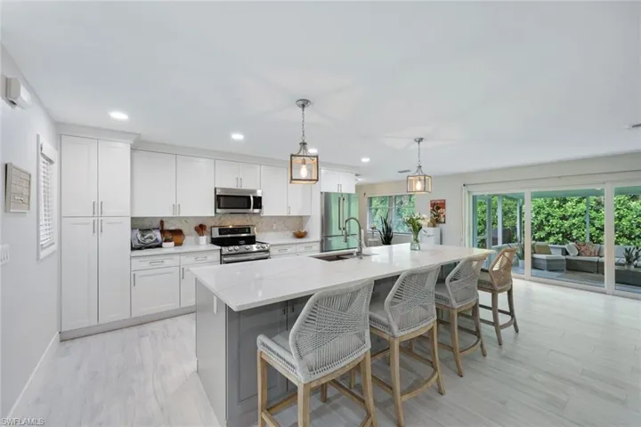 A chef's dream featuring a spacious island