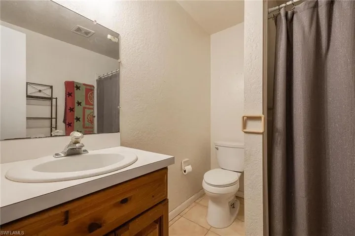 Apartment bathroom.