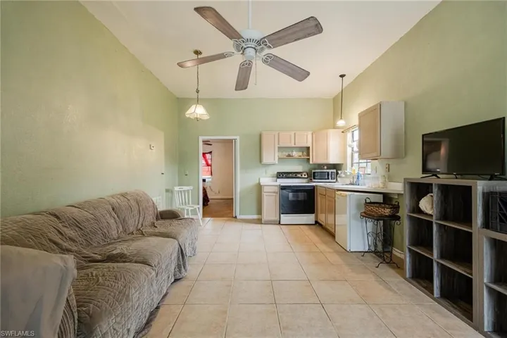 Apartment living room.
