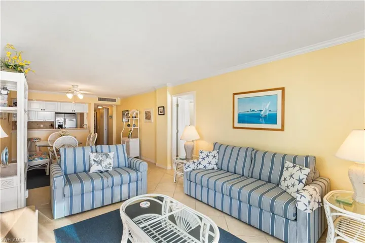 Crown molding, diagonal tile throughout!