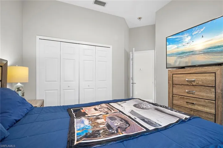 Bedroom with a closet