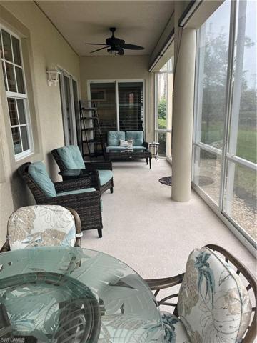 Large lanai with sliding windows through out.