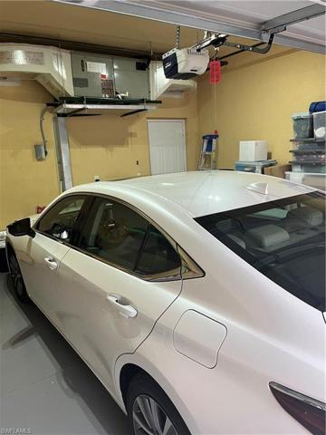 Easy access to the air handler in the garage