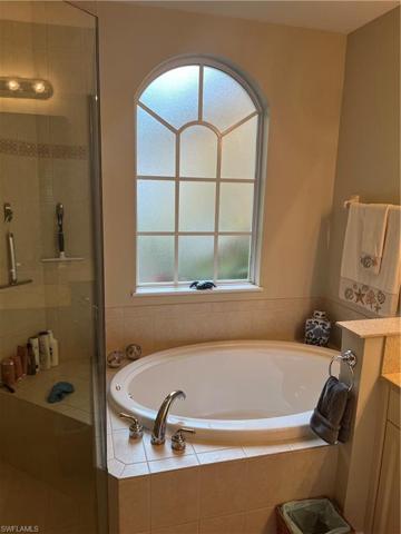 Separate tub in master bedroom