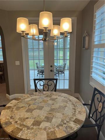 French doors exit out to the large lanai