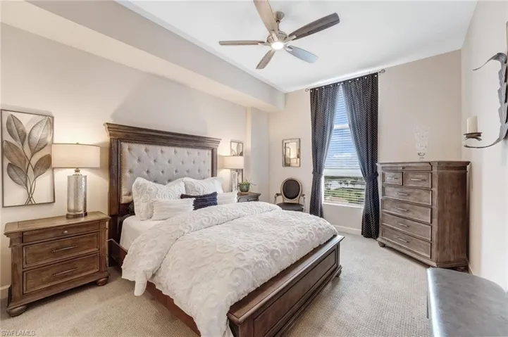 The third bedroom features new carpeting, abundant natural light, and a private full en-suite bath.