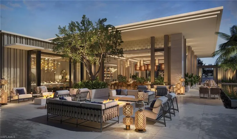 Out door  loung / firepit area