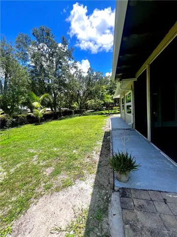 View of green lawn