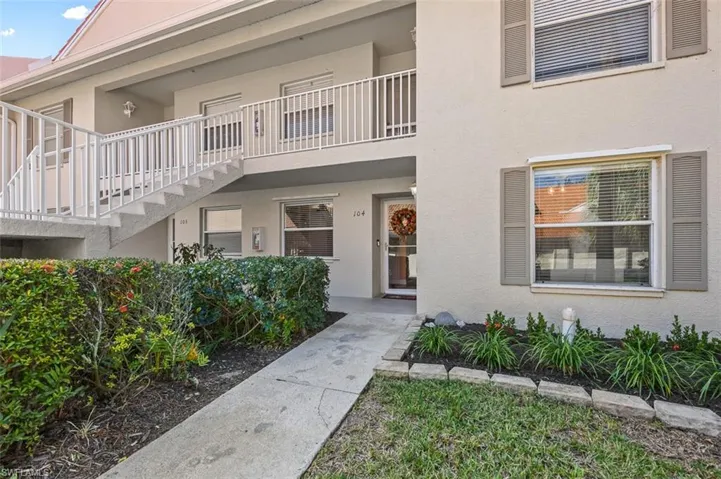 Walkway to front door located on first floor