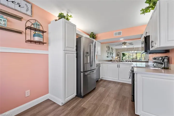 Kitchen featuring new appliances