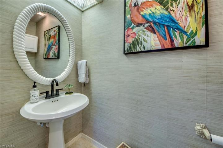 half bathroom downstairs