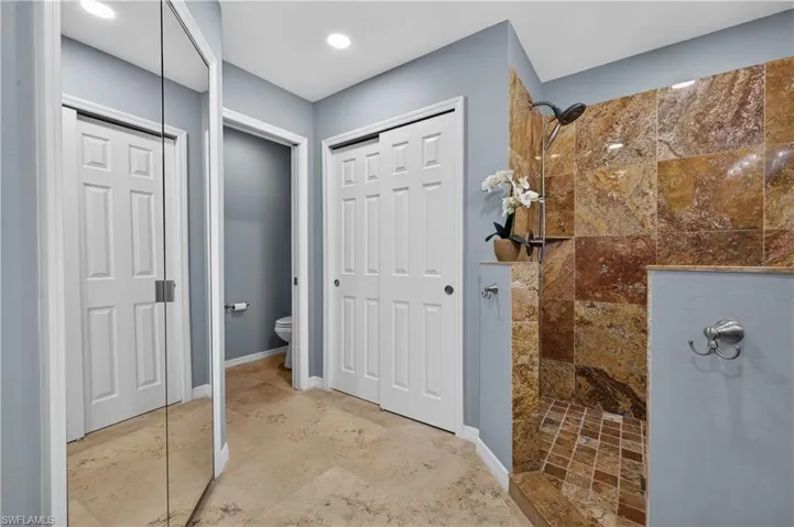 First floor primary suite