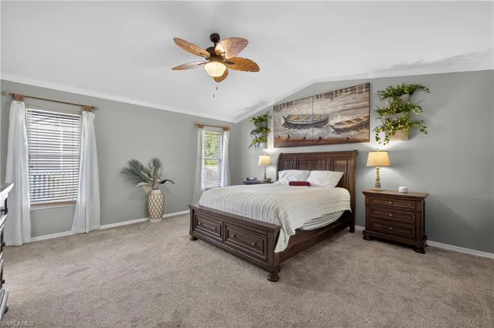 First floor primary suite