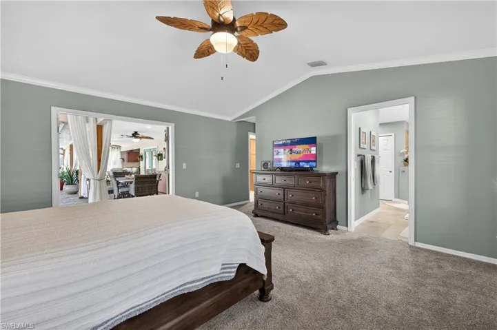 First floor primary suite