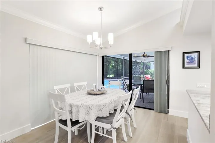 Eat In Kitchen- Double Sliders- Vertical Blinds Tuck Away
