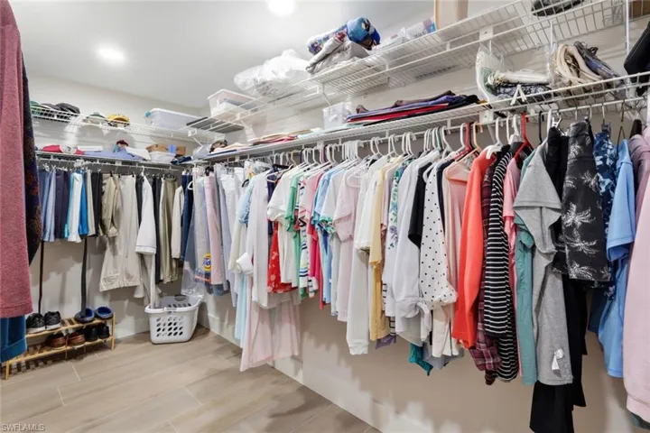 Partial View of Primary Closet
