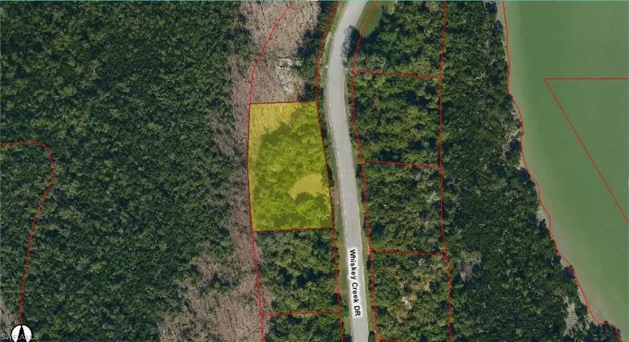 Aerial view of property's location featuring property boundaries highlighted