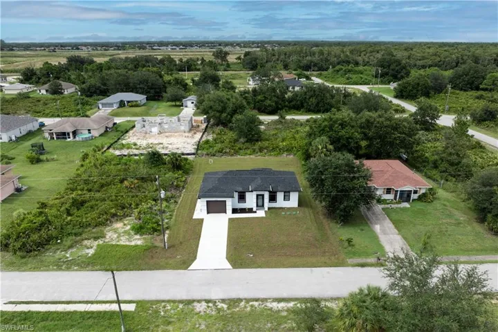Aerial view of property and surrounding area