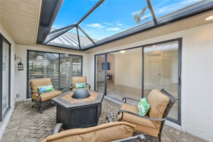 Sunroom with a healthy amount of sunlight