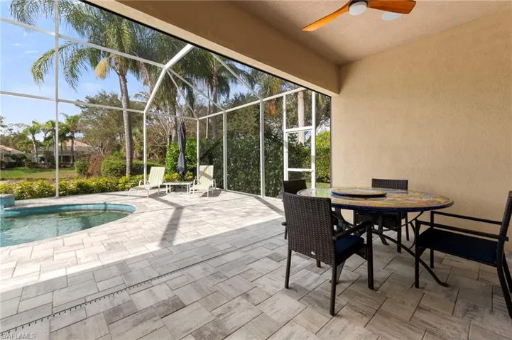 28100 Cetation Way Bonita Springs fL 34135 - Lanai dining area