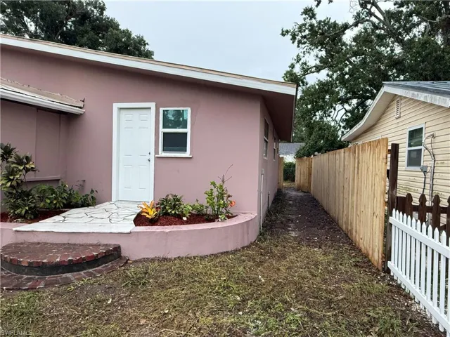View of property exterior featuring stucco siding