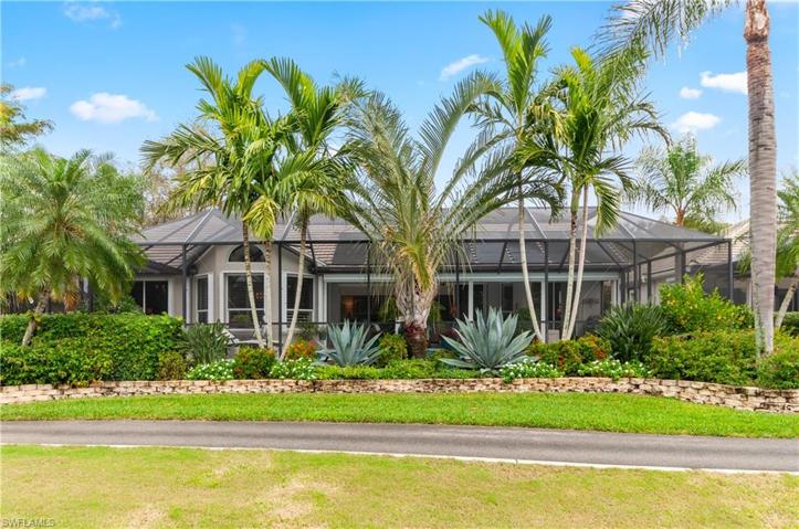 Exterior of home with Beautiful landscaping