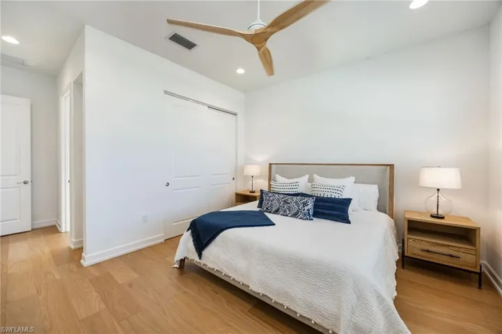 The bedroom 2 suite is located at the front of the home, with en-suite bath, linen closet, and generous full closet.