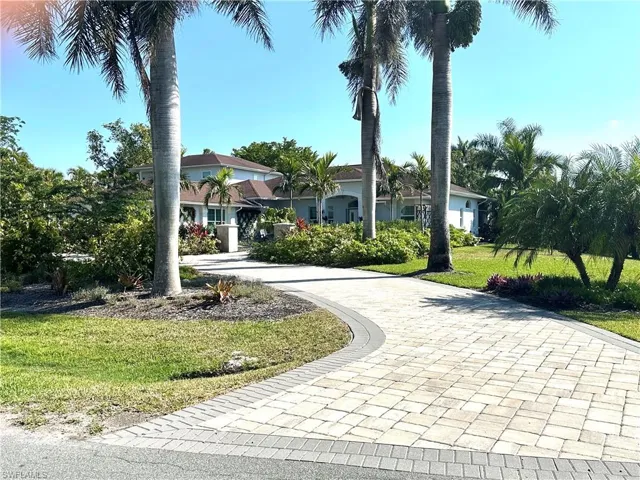View of home and circular driveway