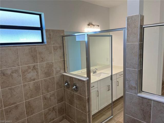 Two shower heads.