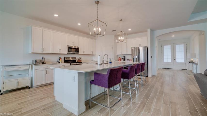 Plank tile floors.