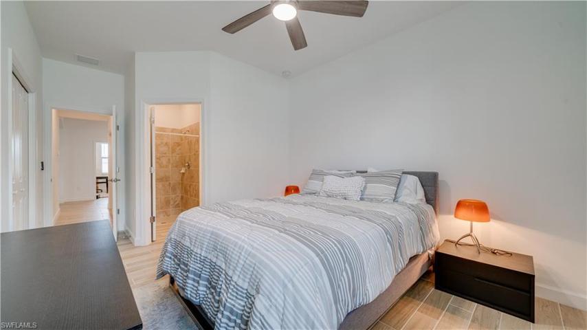 Second master bedroom with bathroom.