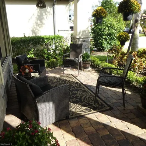 View of patio
