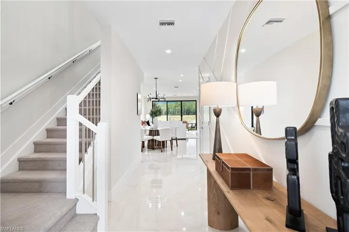 Front door entry foyer