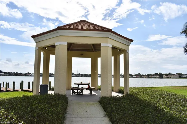 Cabana and Fishing Dock