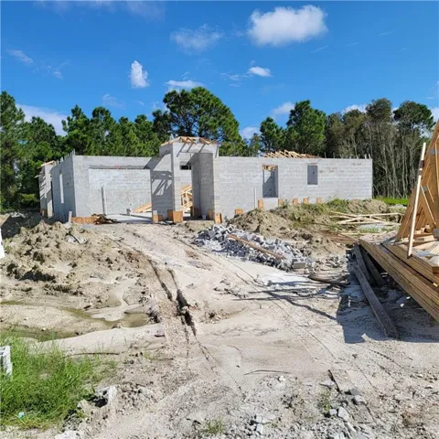 New construction home going up on the corner of Homestead Rd  and Charles Sise St E