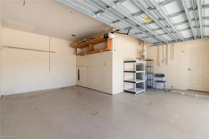 Guests have their own one & a half car garage!