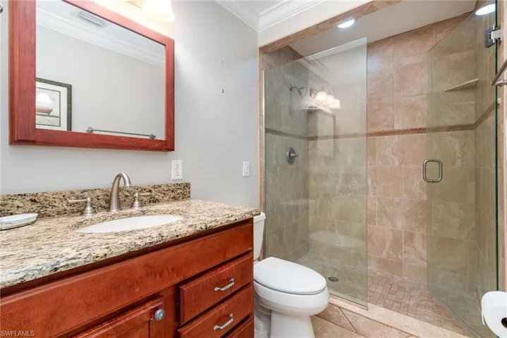 Main Guest Tiled Shower Bath!