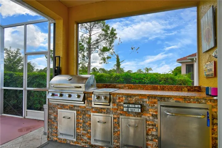 Outdoor kitchen
