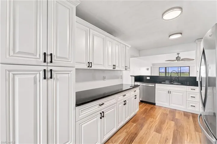 This kitchen is quite substantial for a condo