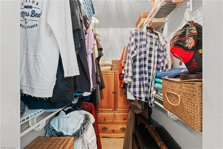 View of spacious closet