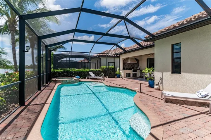 This pool is perfect for laps or raft!