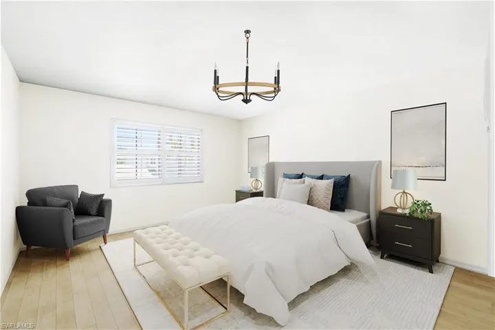 Photo includes reality renovation/staging to showcase the possibility of the bedroom. Design services included with purchase!