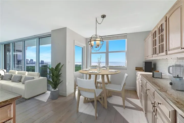 Virtually Staged Breakfast Area