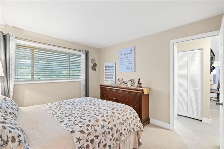Bedroom with a closet
