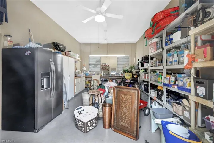 LARGE workshop with private entry just off the garage.
