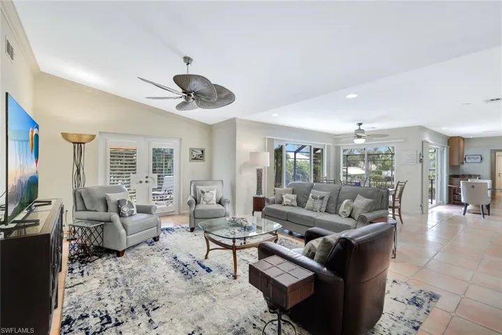 Light, bright and airy! The outdoor space is surrounded by this home's many spacious rooms.