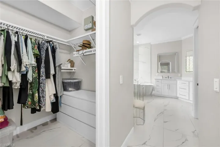 Spacious Closets